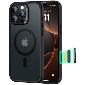 �y�ČRMIL�K�i�EMagsafe�Ή��zESR iPhone 16 Pro Max �P�[�X �J�����R���g���[���ی� ��phone16promax �P�[�X �ϏՌ��R�p�K�i�ی� ��phone16pro max �p�}�O�l�b�g�X�}�z�P�[�X Classic�n�C�u���b�h�P�[�X(HaloLock