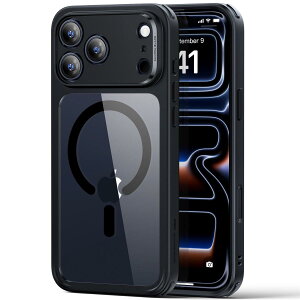 �y3�{�ČRMIL�K�i�EMagSafe�Ή��zESR iPhone 17 Pro �P�[�X ���C�����X�[�d �X�g���b�v�z�[���t�� �G�A�K�[�h�R�[�i�[ 25W�����[�d Qi2.2�Ή� 4H���ɋ����w�� ���h�~ ����~�� �w��h�~ �ϏՌ� �ω��� 