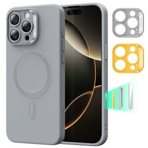 �y�ɔ��ICloud�V���[�Y�zESR iPhone 16 Pro �P�[�X �J�����R���g���[�� MagSafe�t�� �}�O�l�b�g�[�d�Ή� ���炩�E�X�����ȃV���R���P�[�X iphone16 pro �P�[�X �ϏՌ� �t���X�N���[�����J�����ی� ���h
