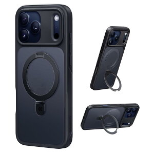 �y11�N�̏��S�J�� ���ϋv�X�^���h�\���zCASEKOO for iPhone 17 Pro Max �P�[�X�y3�{�ČRMIL�K�i �ϏՌ��^MagSafe�Ή��z�B���X�^���h �c�����đΉ� �����O�@�\ �}�b�g�d�グ �w��h�~ ���ϖh�~ ������ �X