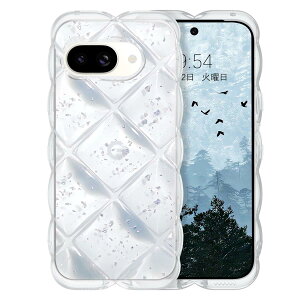 GUAGUA Google Pixe 9A �P�[�X �N���A �E�F�[�u �H�`�o�b�N �s�N�Z�� 9a �Ȃ݂Ȃ� �P�[�X ����TPU �L���L�� �ʉ� �A���~���V���o�[ ���� �؍� �l�C �X�}�z�P�[�X Pixe9a �ϏՌ� ���y�� ������� �O�[