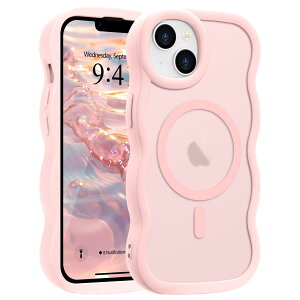 Pepmune iPhone 15 Plus �p �P�[�X iPhone 14 Plus �p �P�[�X MagSafe�Ή� �E�F�[�u ������ ����~�� ������� ���� �؍� �ϏՌ� �w��h�~ ���C�����X�[�d �X�}�z�P�[�X �X�g���b�v�z�[���t���i���C�g�s