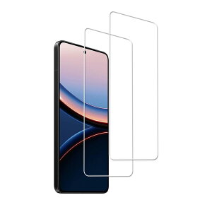 KPNS ���{�f�ސ� Xiaomi Poco F7 Pro / F7 Ultra �p �����ߗ� �K���X�t�B���� �����K���X �J�o�[ �ȒP�\��t�� �ی�t�B�����y2���Z�b�g�z