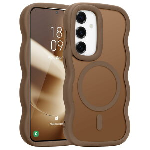 Pepmune Galaxy S25 �P�[�X Galaxy S24 �P�[�X ������ MagSafe�Ή� �J�o�[ �E�F�[�u ������� ���� �t�H���P�[�X �؍� �y�� �ϏՌ� ����~�� �w��h�~ ���C�����X�[�d�Ή� �X�g���b�v�z�[���t�� �g�^ 