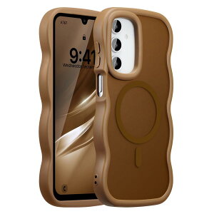 UEEBAI �Ή� Samsung Galaxy A17 5G �p�� �P�[�X ���� TPU �E�F�[�u�f�U�C�� �X�}�z�P�[�X �N���A ���� �l�C ������� �P�[�X MagSafe�Ή� ���^ �y�� �ϏՌ� �g�^ �o���p�[ �X�}�z�P�[�X - �S�[���h