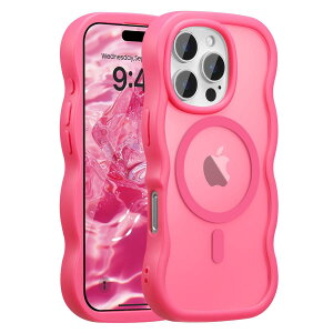 UEEBAI �Ή� iPhone 13 Pro Max �p�� �P�[�X ���� TPU �E�F�[�u�f�U�C�� �X�}�z�P�[�X �N���A ���� �l�C ������� �P�[�X MagSafe�Ή� ���^ �y�� �ϏՌ� �g�^ �o���p�[ �X�}�z�P�[�X - �z�b�g�s���N