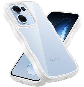 �N���A OPPO Reno13 A �P�[�X ���킢�� �g��t���[�� ���˂��� �ϏՌ� �I�b�|���m���m13A �X�}�z�P�[�X ����~�� �l�C ���� �J�o�[ �����h�~ ���C�����X�[�d�Ή� (�z���C�g)