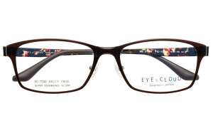 遠近両用メガネ メンズ スクエア HOYA 視力補正用 累進屈折力レンズ付き アイクラウド EC1032