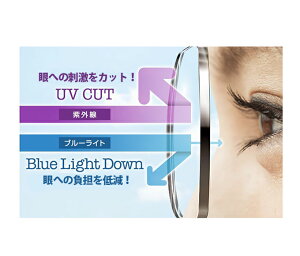 【同時購入用】 遠近両用メガネ用 ブルーライトカットコート HOYA GEF60BP