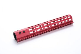 Broptical メタリックレッド　M-LOK ハンドガード 12inch サバゲー ミリタリー パーツ 装備 RED MIDWEST タイプ 内径 31.5mm マルイ VFC G&G 対応