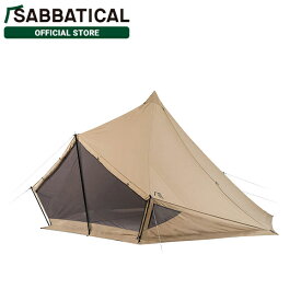 サバティカル SABBATICAL モーニンググローリー TC 2-4人用シェルター サイズW470cm×D440cm×H270cm 撥水加工TC素材 | A＆F エイアンドエフ