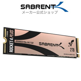 SABRENT SSD 2TB、PS5に対応、M.2 SSD 2TB、PCIe 4.0 M.2 SSD、NVMe 2TB、Gen4 M.2 2280、内蔵SSD最大7,100MB/秒 ロケット4 PLUS エクストリームパフォーマンス (SB-RKT4P-2TB)