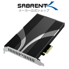 SABRENT M.2 SSD NVMe 4ドライブ - PCIe 3.0 x4アダプターカード [PC-P3X4]