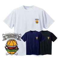 バスケ Tシャツ メンズ 半袖 練習着 左胸ワンポイントマーク「バスケバーガー」 NORTHISLAND ノースアイ…