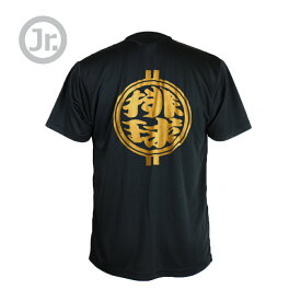 バレーボール 練習着 ジュニア 半袖 Tシャツ 「排球大紋　丸」 (ノースアイランド) NORTHISLAND