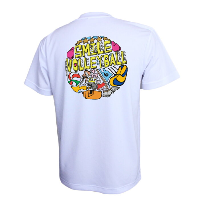 楽天市場】バレーボール 練習着 半袖 メンズ Tシャツ 「SMILE 