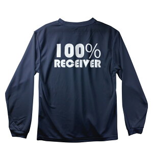 バレー 練習着 長袖 メンズ 「100%レシーバー」 Tシャツ ノースアイランド(NORTHISLAND)
