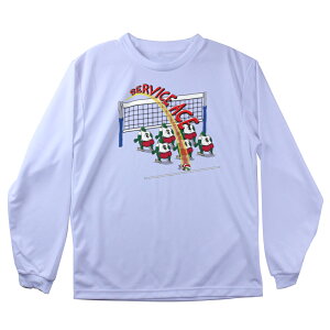 バレーボール 練習着 長袖 メンズ Tシャツ 「サービスエース」 (ノースアイランド) NORTHISLAND