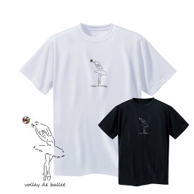 バレーボール 練習着 メンズ 半袖 Tシャツ 「バレーdeバレエ」 (ノースアイランド) NORTHISLAND