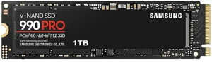 Samsung 990 PRO 1TB PCIe Gen 4.0 x4 (�ő�]�����x 7,450MB/�b) NVMe M.2 (2280) ���� SSD MZ-V9P1T0B-IT/EC �������K�ۏؕi