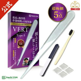 【限定100円OFFクーポン】 ガラスヤスリ 5点セット 極細Type-S（隙間・細部用） ゲート処理 仕上げ 水研ぎOK VERTヤスリ Sachiプラモ プロモデラー共同開発 送料無料 ガンプラ プラモデル 模型工具