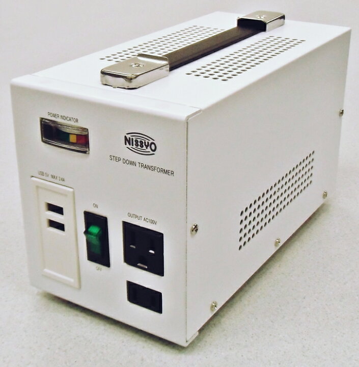楽天市場】【変圧器】【海外用】 日章工業 USB付ダウントランス  