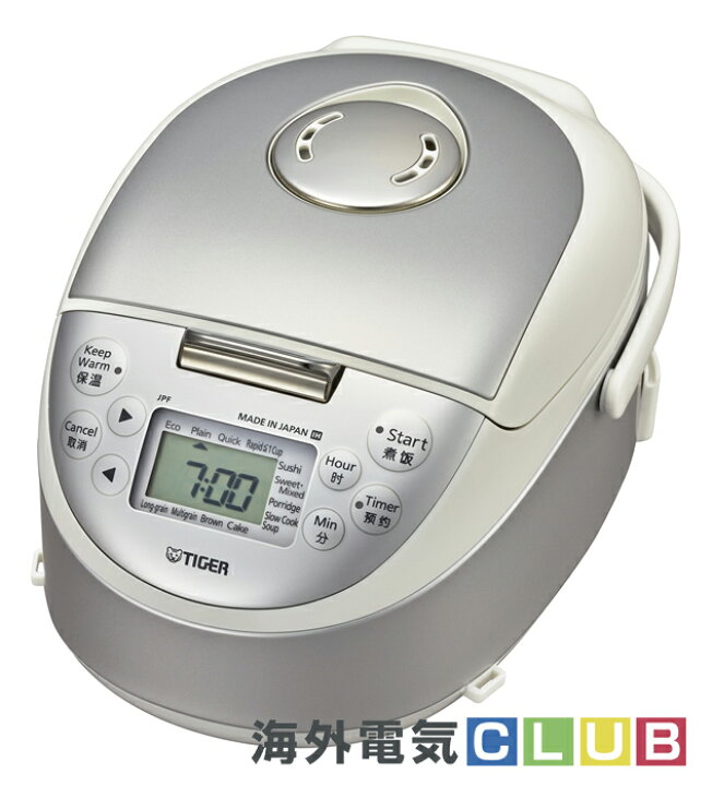 Tiger IH Rice Cooker 220v 1.8L (10 Cups) JKW-A18W - Shopping In Japan NET