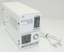 【受注生産品】【変圧器】【海外用】 スワロー電機 海外用トランス 定格容量500W 変換電圧220V～230V→100V PAL-500EP