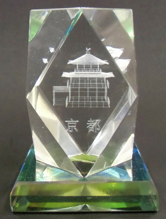 楽天市場】【お土産品】 クリスタル製置物 『京都・金閣寺』 : 海外 