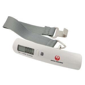 ドリテック ラゲッジスケール JALオリジナル オートパワーオフ 風袋引き 電池付 LS-107WTJX