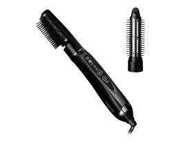 【全世界対応】コイズミ マイナスイオン カーリングドライヤー ブラック AC100V～120V/200V～240V対応 電圧自動切替 KDD-0054/K