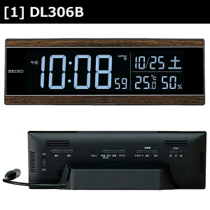 SEIKO CLOCK ZCR[ NbN DL306B / DL306S uv dg fW^