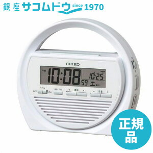 SEIKO CLOCK ZCR[ NbN ڊo܂v SQ764W hЃNbN dg fW^ 񂵏[d WI LEDd puU[ gѓdb[d 