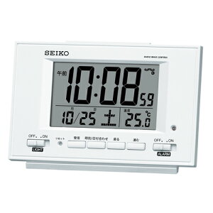yő2000~OFFN[|11()01:59zSEIKO CLOCK ZCR[ NbN ڊo܂v SQ778W (p[) / SQ778B (^bN) _ dg fW^ uv