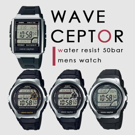 【5%OFFクーポン 6/1 0:00～6/2 9:59迄】WAVE CEPTOR ウェーブセプター WV-58R-1AJF WV-59R-1AJF WV-M60R-1AJF WV-M60R-9AJF 腕時計 CASIO カシオ メンズ