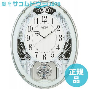 【最大2000円OFFクーポン27日(月)09:59迄】CITIZEN シチズン リズム時計工業 RHYTHM クロック Small World(リズム時計) メロディアミューズ電波時計 スモールワールドプラウド 緑メタリック色 4MN523RH05