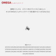 【最大2000円OFFクーポン 11日(火)01：59迄】腕時計 バックル　スライド用 スライドネジ 2本セット オメ…