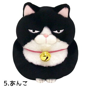 ひげまんじゅう みーさま 黒豆 ほとけ ふくにゃん あんこ もちお とらきち まるこ ぬいぐるみ 猫 Sサイズ