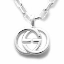 楽天市場】gucci ネックレス メンズ インターロッキングg ペンダント 