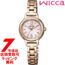 【5%OFFクーポン 6/1 0:00～6/2 9:59迄】【店頭受取対応商品】CITIZEN シチズン wicca ウィッカ 腕時計 KH9-965-91 ウォッチ ソーラーテック シンプルかわいいデザイン レディース