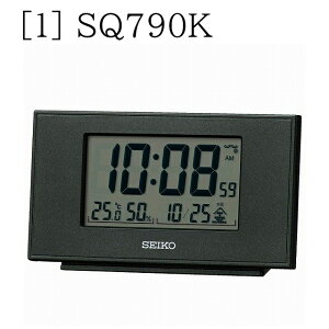 yő2000~OFFN[|11()01:59zSEIKO CLOCK ZCR[ NbN ڊo܂v SQ790K (^bN) / SQ790W(p[) uv dg fW^ J_[ x x \
