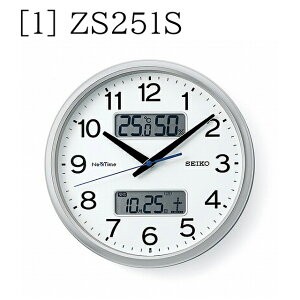 yő2000~OFFN[| 11()01:59zSEIKO CLOCK ZCR[ NbN |v ZS251S / ZS251W dg AiO J_[ x x \ lNX^C