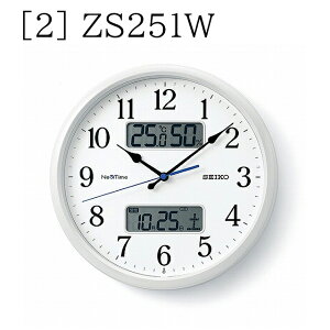 yő2000~OFFN[|11()01:59zSEIKO CLOCK ZCR[ NbN |v ZS251S / ZS251W dg AiO J_[ x x \ lNX^C