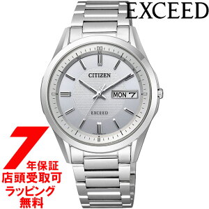 【5%OFFクーポン 10月21日(火)9:59迄】シチズン CITIZEN 腕時計 EXCEED エクシード エコ・ドライブ電波時計 AT6030-60A メンズ