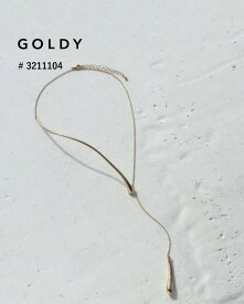 GOLDY/ゴールディ/カーブドメタル”Y”シェイプネックレス/アクセサリー/3211104【追跡可能メール便180円】