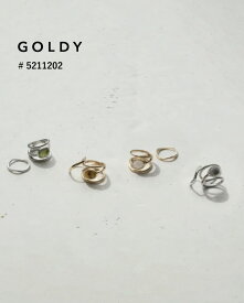 【現品限り】GOLDY/ゴールディ/オーバル レジンワイドセットリング/アクセサリー/5211202
