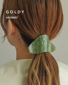 GOLDY/ゴールディ/ニュアンス トライアングル アセチ ヘアー クリップ "2"/アクセサリー/6230607【追跡可能メール便180円】