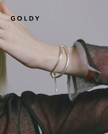 GOLDY ゴールディ ワイド カーブ スネーク チェーン ブレスレット 4250304【メール便可】