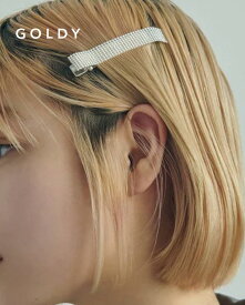 GOLDY/ゴールディ/メタル グレイン サッシュ ヘアー クリップ/アクセサリー/6240501【追跡可能メール便180円】