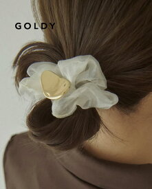 GOLDY ゴールディ メタル プレート シアー シュシュ 6250406【メール便可】